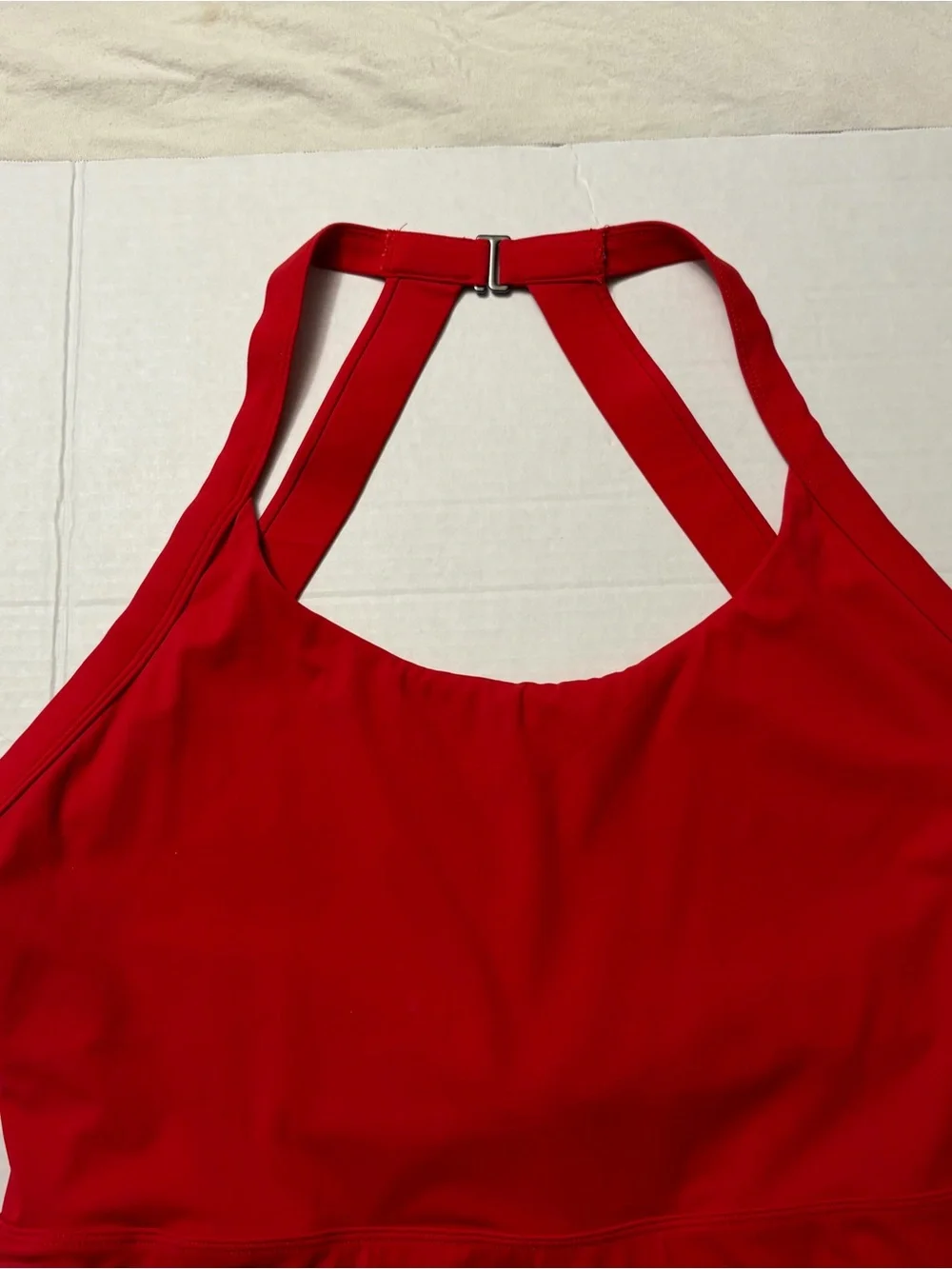 Halara Red Backless Twisted Dance Flare Dress XL | Easy Peezy Activewear - Picture 10 of 13